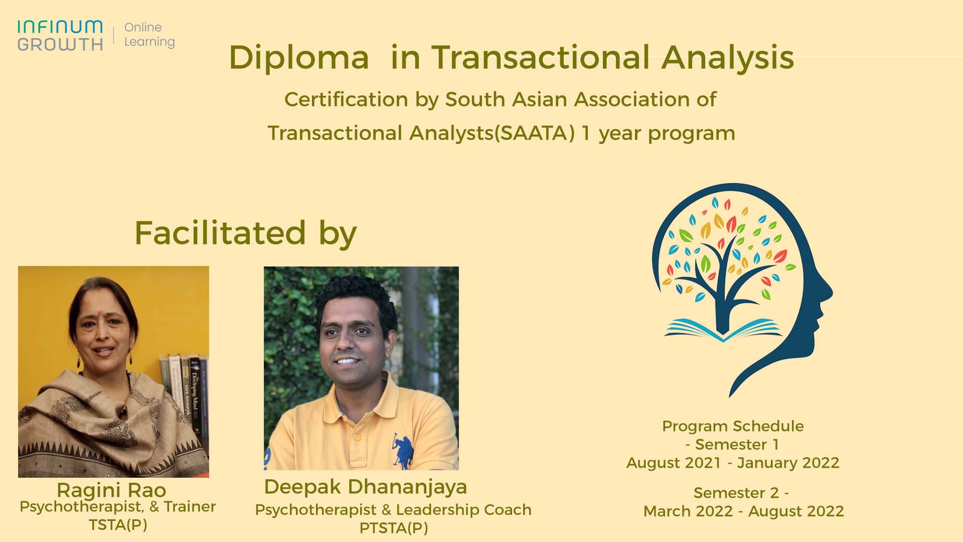 Integrated Diploma in Counselling skills & Transactional Analysis